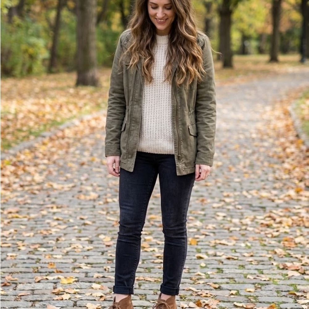 Brown Suede Lace-Up Block Heel Booties